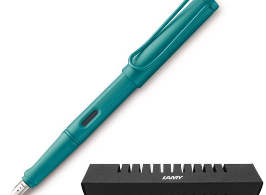 Ручка перьевая LAMY Safari цвет чернил синий цвет корпуса аквамарин